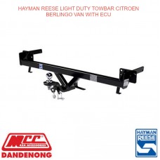 HAYMAN REESE LIGHT DUTY TOWBAR CITROEN BERLINGO VAN WITH ECU